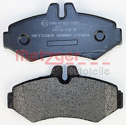 METZGER 1170274 GREENPARTS Bremsbelagsatz, Scheibenbremse